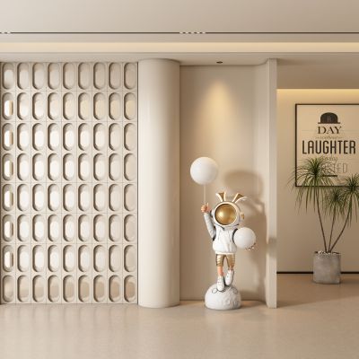 现代玄关过道 隔断