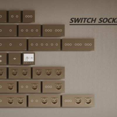 现代开关 开关插座组合 智能开关面板