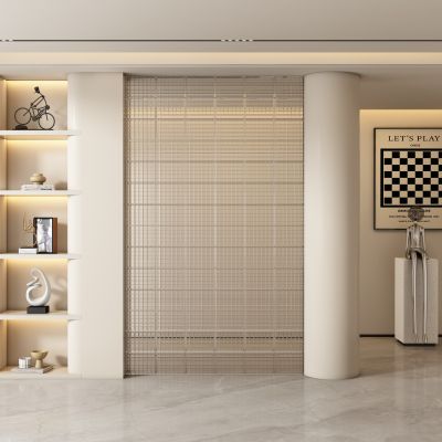 现代玄关过道 隔断