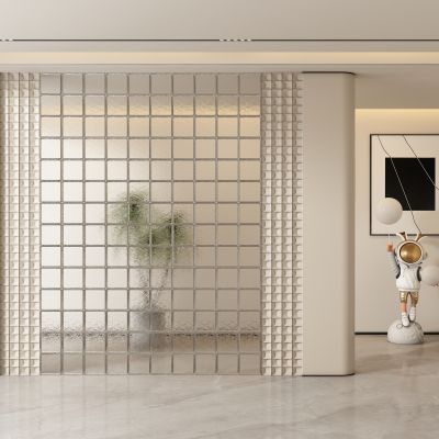 现代玄关过道 隔断