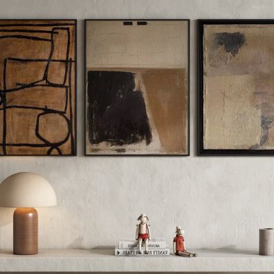 中古侘寂装饰画挂画