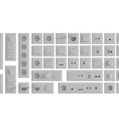 现代开关 开关插座组合 智能开关面板