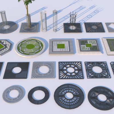 现代护树板 树箅子