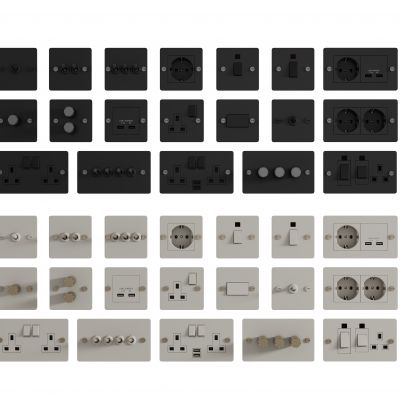 现代开关 开关插座组合 智能开关面板