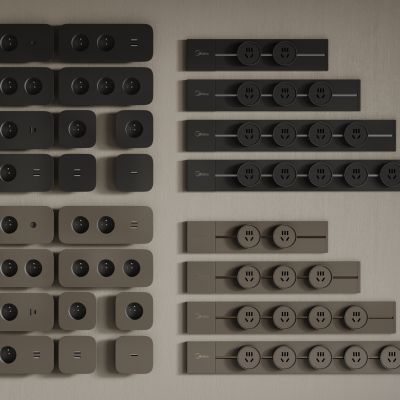 现代开关 开关插座组合 智能开关面板