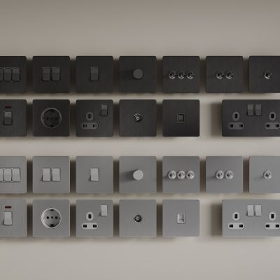 现代开关 开关插座组合 智能开关面板