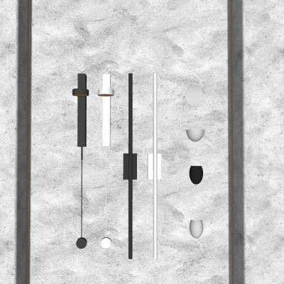 现代奶油风壁灯 奶油风阅读灯 金属长条墙饰装饰灯