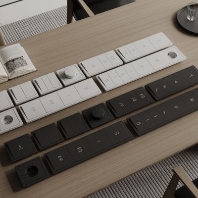 现代开关 开关插座组合 智能开关面板