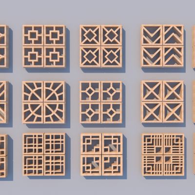 现在玄关隔断 户外园建构件