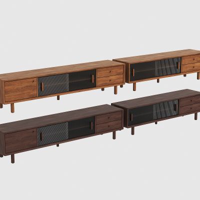 实木中古电视柜