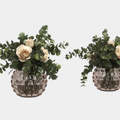 现代玻璃花瓶花艺摆件