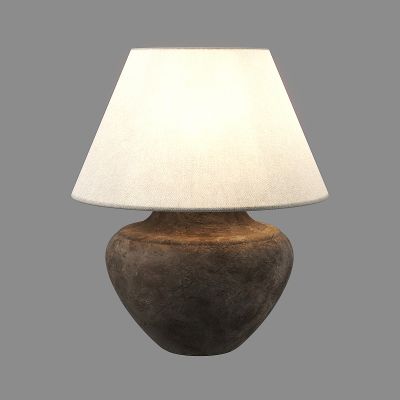 侘寂风陶罐台灯