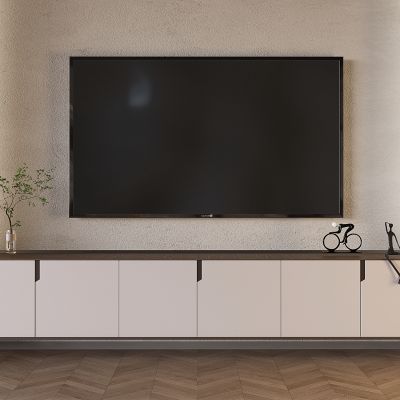 现代电视柜 地柜式 实木电视柜