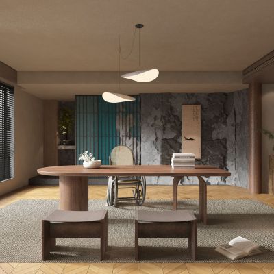 新中式风格书房