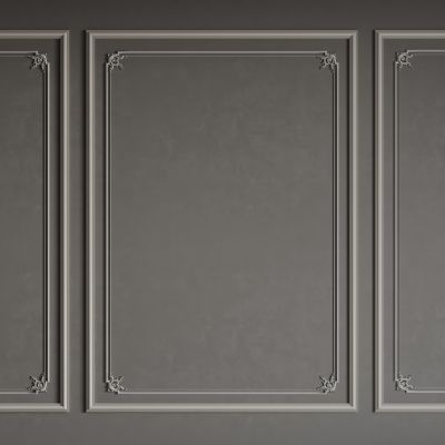 法式背景墙 法式护墙板 法式雕花线条