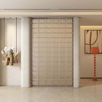 现代玄关过道 隔断