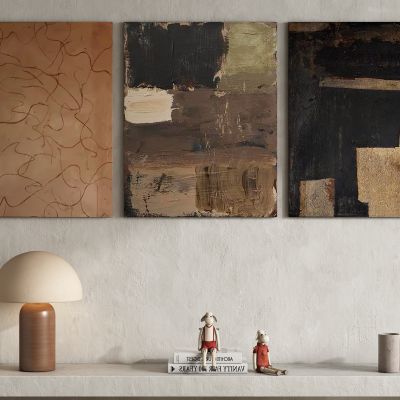 中古侘寂装饰画