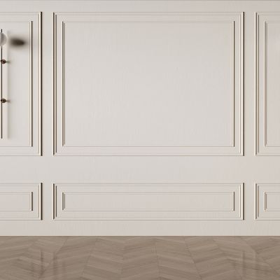 法式石膏线电视背景墙 沙发卧室背景墙 欧式装饰线条 相框