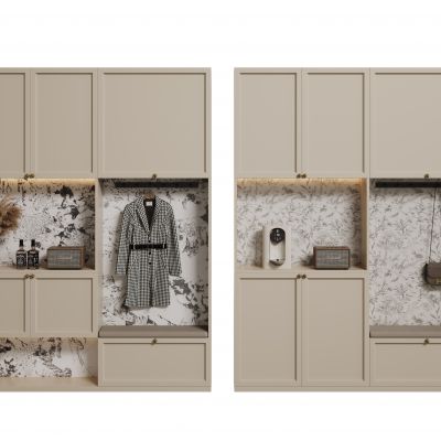 法式鞋柜 入户玄关柜 高柜