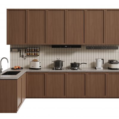 法式橱柜 法式厨房 餐边柜