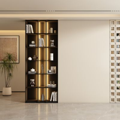 现代玄关过道 隔断