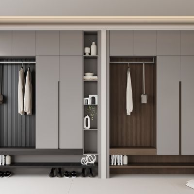 现代鞋柜 装饰柜 换鞋凳 装饰品摆件