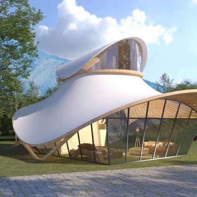 现代木屋_民宿建筑