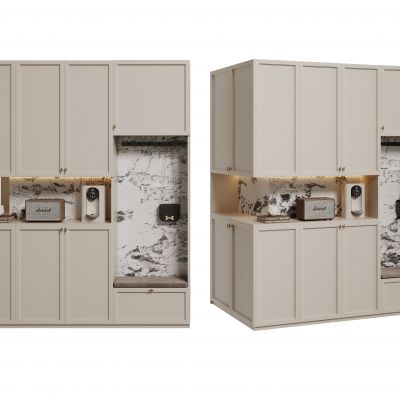 法式鞋柜 入户玄关柜 高柜