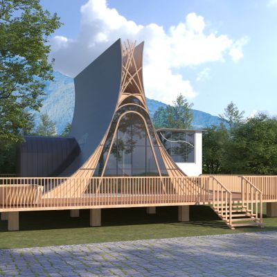 现代木屋_民宿建筑