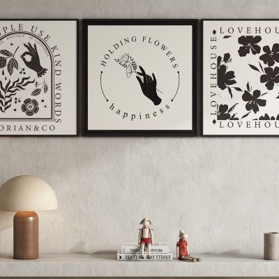 现代抽象装饰画挂画