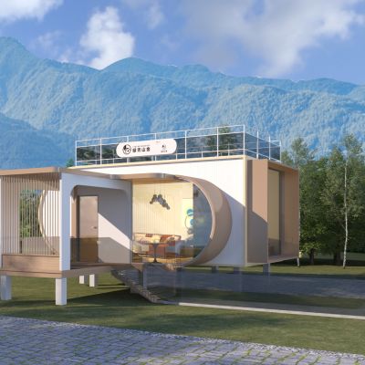 现代木屋_民宿建筑_度假酒店_露营酒店