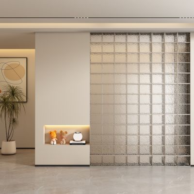 现代玄关过道 隔断