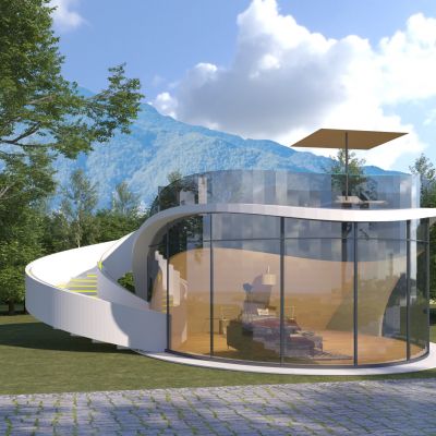 现代木屋_民宿建筑