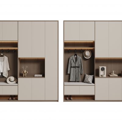 现代鞋柜 入户玄关柜 高柜