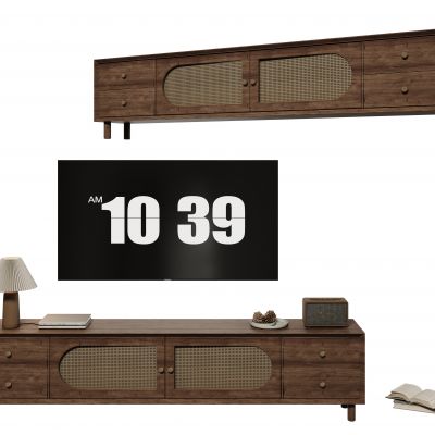 侘寂电视柜 中古电视柜