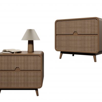 侘寂床头柜柜 中古床头柜