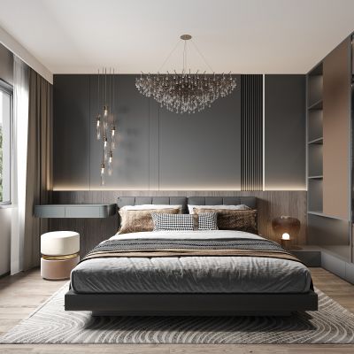 现代卧室