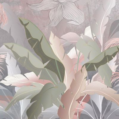 植物壁纸，墙布