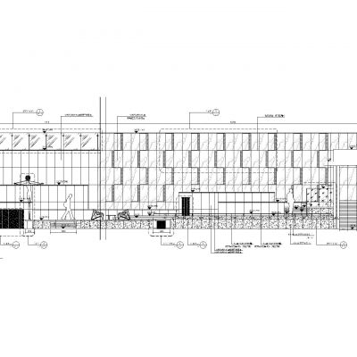下沉庭院CAD施工详图