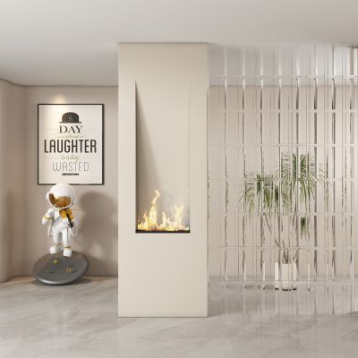 现代玄关过道 隔断