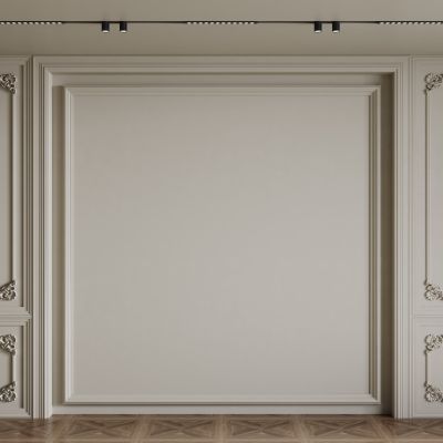 法式背景墙 法式护墙板 法式雕花线条