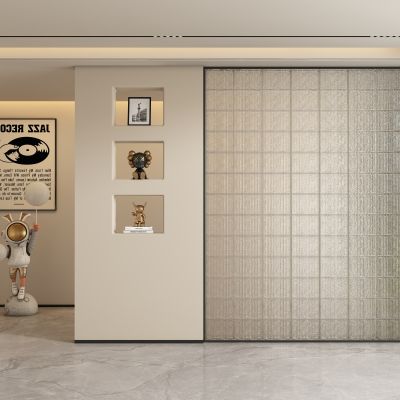 现代玄关过道 隔断