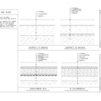 地面CAD节点大样