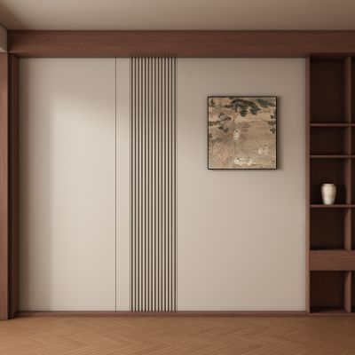 客厅书房背景墙