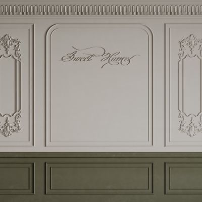 法式背景墙 法式护墙板 法式雕花线条