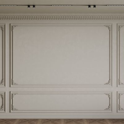 法式背景墙 法式护墙板 法式雕花线条