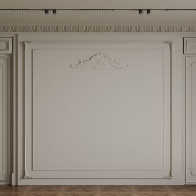 法式背景墙 法式护墙板 法式雕花线条