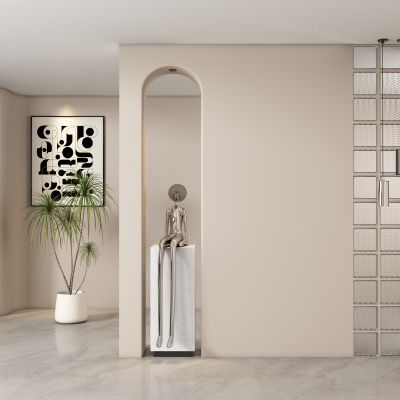 现代玄关过道 隔断