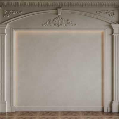 欧式背景墙 欧式护墙板 欧式雕花线条