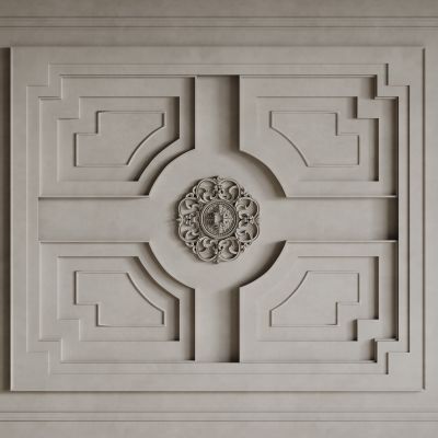 法式背景墙 法式护墙板 法式雕花线条